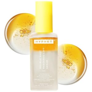 Hyphen 18% Brightening + 20% Collagen Face Serum | Double Serum with 11% Mandarin 5% Niacinamide 2% PGA & Bakuchiol | Winter Skincare | Brightening, Hydrating & Collagen Boost for Dry Skin - 50ml
