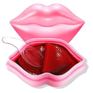 TAGE 20 Pcs Hydrating Lip Mask,Lip Sleep Mask Reduces Lip Lines and Restores Moisture, Lip Mask Effectively Nourishes the Lip Skin, Gel Treatment Lip Masks Plumping ​Lips Mask Lip Care Products