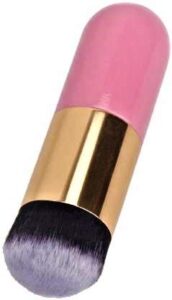 Ronzille Cosmetic Face Powder and Blush Makeup Brush -Pink