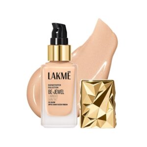 Lakme Be-Jewel Luminous Skin Tint | 24HR Long Lasting | With Light-Reflecting Polymers |Up To 2X Luminous Glow |Cool Ivory - 25ml