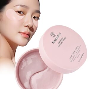 SeoulSkin Snail Mucin Under Eye Serum Patches (32 Pcs) – Korean Eye Patches for Dark Circles, Puffy Eyes, Hydrates & Repairs with Niacinamide & Hyaluronic Acid – Paraben-Free, Sulphate-Free, Cruelty-Free