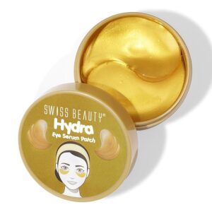 Swiss Beauty Hydra Anti Wrinkle Eye Serum Patch| Treats Dark Circles, Fine Lines And Wrinkles | Enriched With Collagen And Aloe Vera Extract | Shade - 02 Gold, 60 Pcs