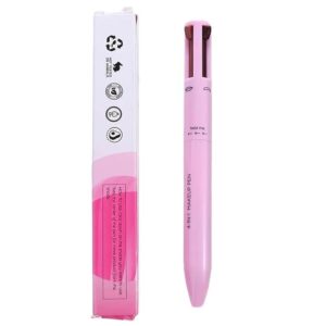 4-in-1 Makeup Pen: Eye Liner, Lip Liner, Highlighter, Eyebrow Liner - All-in-One Waterproof Pencil for Women - Beauty Tool for Travel