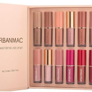 URBANMAC Liquide matte Lipstick 12Pcs Set waterproof long lasting